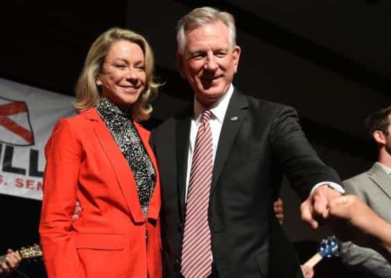 Senator Tommy Tuberville and wife